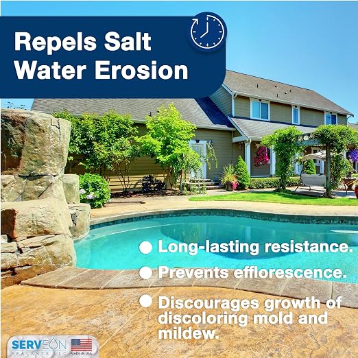 Natural Stone & Patio Sealer Waterproofer 1 Gal | Outdoor Indoor Natural Stone - Image 3