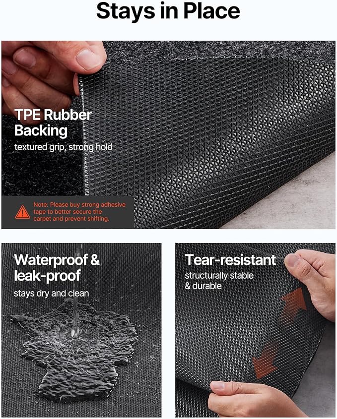 VEVOR Car Garage Mat, Shields Against Water, Durable Slip-Resistant Floor Cover - Image 4