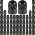 QILIPSU 50pcs 3/4" NPT Cable Gland Waterproof IP68 Nylon Cable Pass Through by QILIPSU