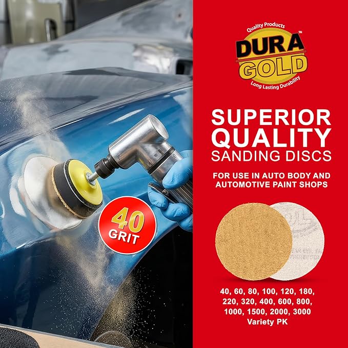 Dura-Gold Premium 2" Gold Hook & Loop Sanding Discs - Image 5