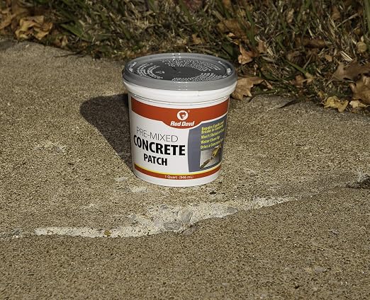 Red Devil 0644 Pre-Mixed Concrete Patch, 1 Quart, 6 Pack, Made in USA - Image 3