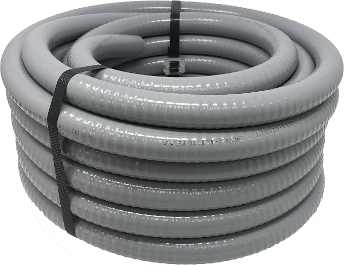 3/4" 100 Ft Flexible Non-metallic Liquid-Tight Electrical Conduit Type B by Sealproof