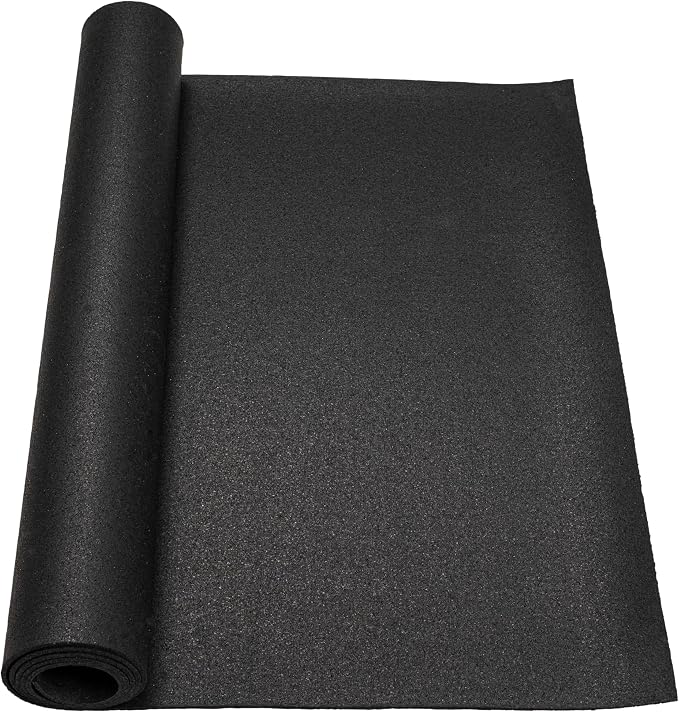 MSI Rubber Utility Mat 48in. x 96in. Black Floor Mat Pack Accent Wall Tile - Image 4