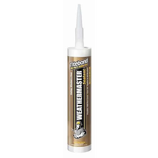 Titebond WeatherMaster Sealant, Siding & Trim, UV-Resistant, Paintable in 1 Hour by Titebond