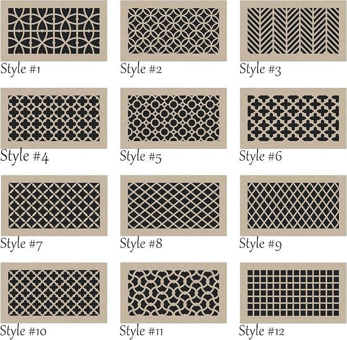 Vent Cover for walls and ceiling thick Custom Size Fan cover Wall Register - Image 4