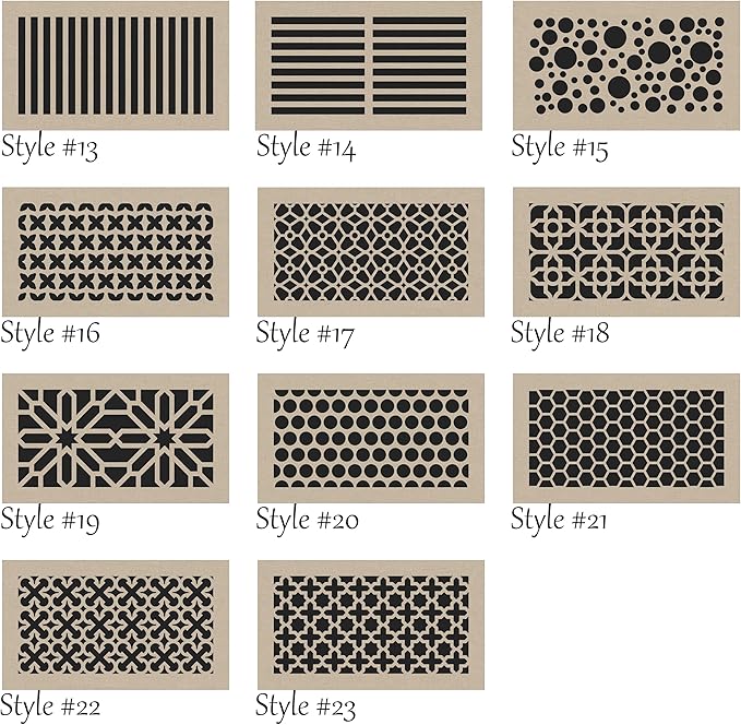 Vent Cover for walls and ceiling thick Custom Size Fan cover Wall Register - Image 5