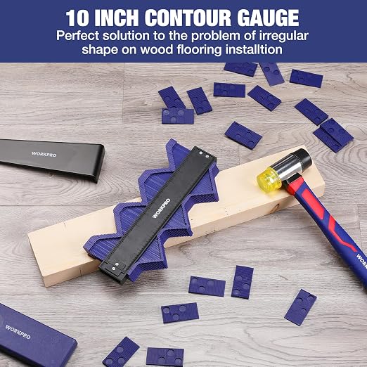 WORKPRO Laminate Flooring Installation Kit, Heavy Duty Pull Bar, Tapping Block - Image 7