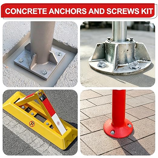1/4 x 2-1/4 in Wedge Anchors 12 pcs Galvanized Concrete Anchors | Concrete - Image 7